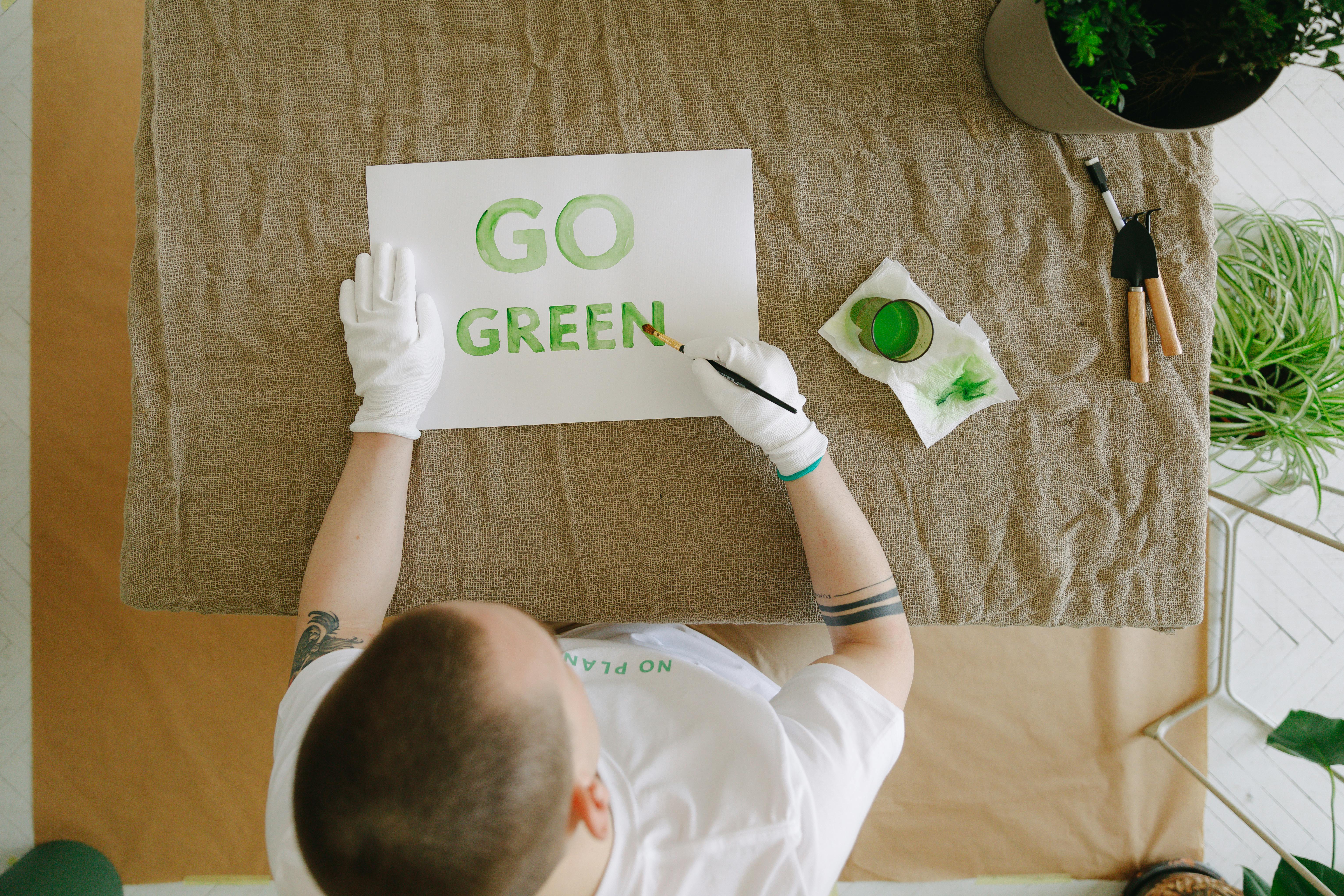 going green